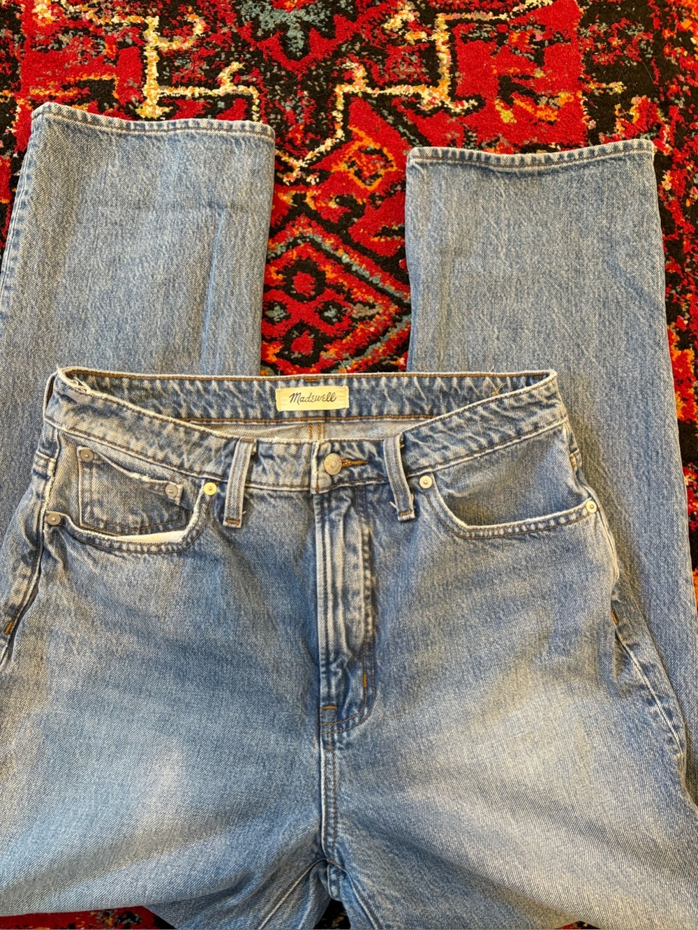 Madewell Curvy Perfect Vintage Straight Jean size 29  28.5” inseam
